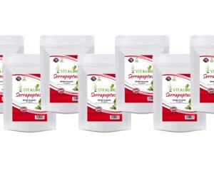 Set de 7 PLICURI Serrapeptase 250.000 IU, 100 capsule enterice Set de 7 PLICURI Serrapeptase 250.000 IU, 100 capsule enterice